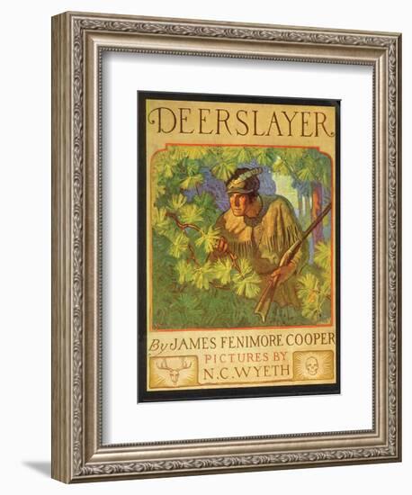 Deerslayer-Newell Convers Wyeth-Framed Art Print