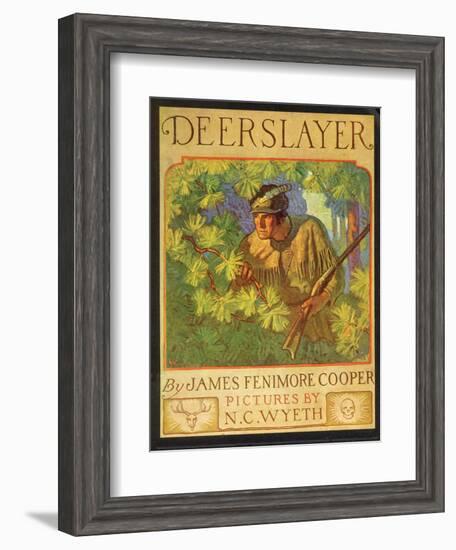 Deerslayer-Newell Convers Wyeth-Framed Art Print