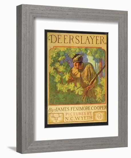 Deerslayer-Newell Convers Wyeth-Framed Art Print