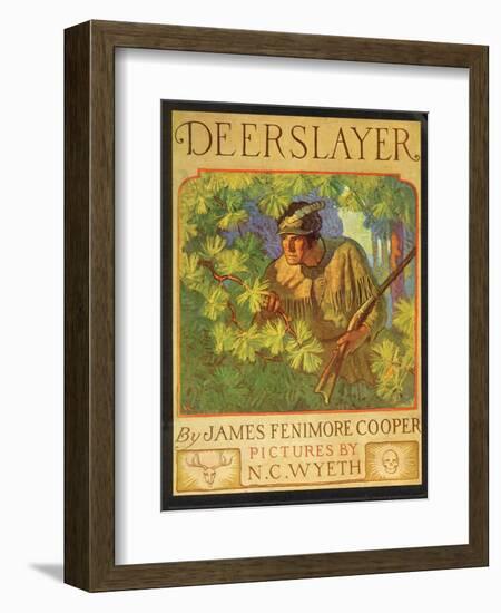 Deerslayer-Newell Convers Wyeth-Framed Art Print