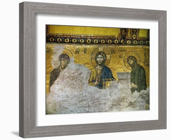 Deesis (Christ, Saints Mary and John the Baptist), from the North Gallery-null-Framed Giclee Print