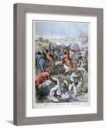 Defeat for the British in Africa, 1894-Frederic Lix-Framed Giclee Print