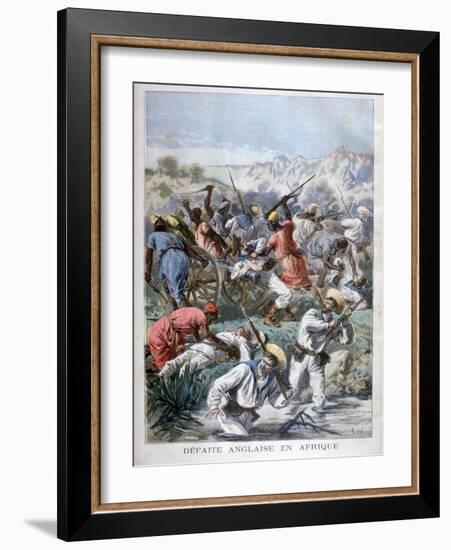 Defeat for the British in Africa, 1894-Frederic Lix-Framed Giclee Print