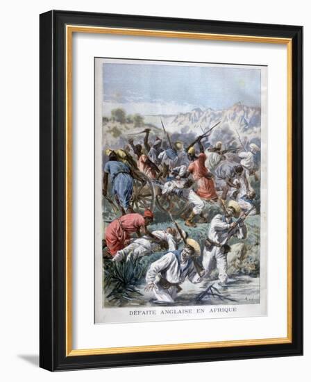 Defeat for the British in Africa, 1894-Frederic Lix-Framed Giclee Print