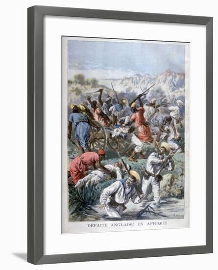 Defeat for the British in Africa, 1894-Frederic Lix-Framed Giclee Print