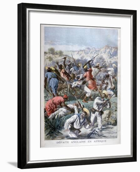 Defeat for the British in Africa, 1894-Frederic Lix-Framed Giclee Print