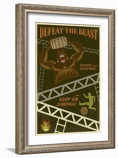 Defeat The Beast-Steve Thomas-Framed Giclee Print