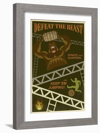 Defeat The Beast-Steve Thomas-Framed Giclee Print