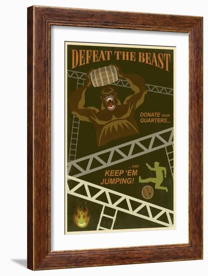 Defeat The Beast-Steve Thomas-Framed Giclee Print