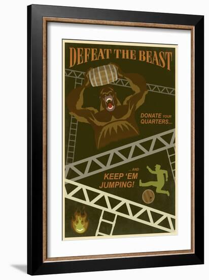 Defeat The Beast-Steve Thomas-Framed Giclee Print