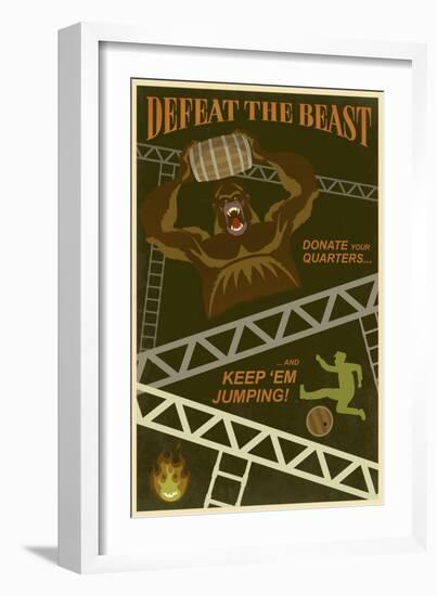 Defeat The Beast-Steve Thomas-Framed Giclee Print