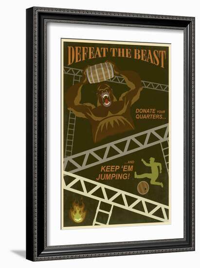 Defeat The Beast-Steve Thomas-Framed Giclee Print