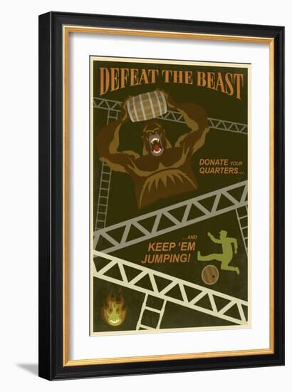 Defeat The Beast-Steve Thomas-Framed Giclee Print