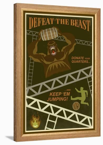 Defeat The Beast-Steve Thomas-Framed Premier Image Canvas