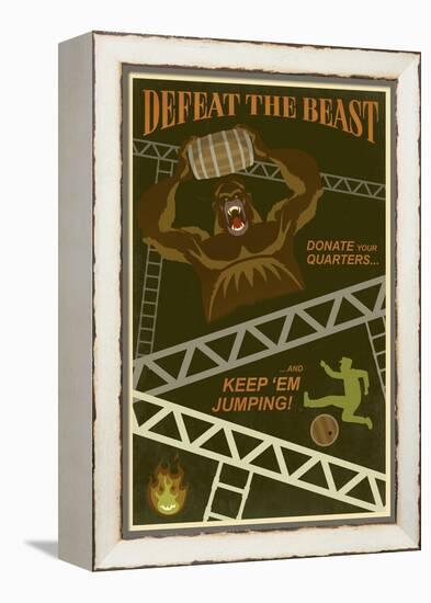 Defeat The Beast-Steve Thomas-Framed Premier Image Canvas