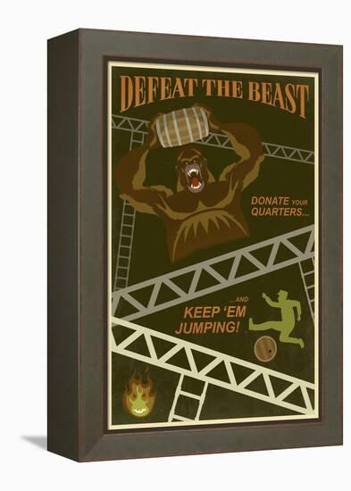 Defeat The Beast-Steve Thomas-Framed Premier Image Canvas