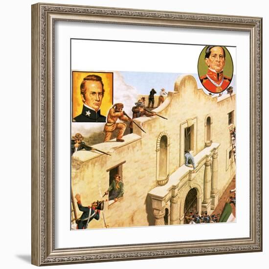 Defence of the Alamo-John Keay-Framed Giclee Print