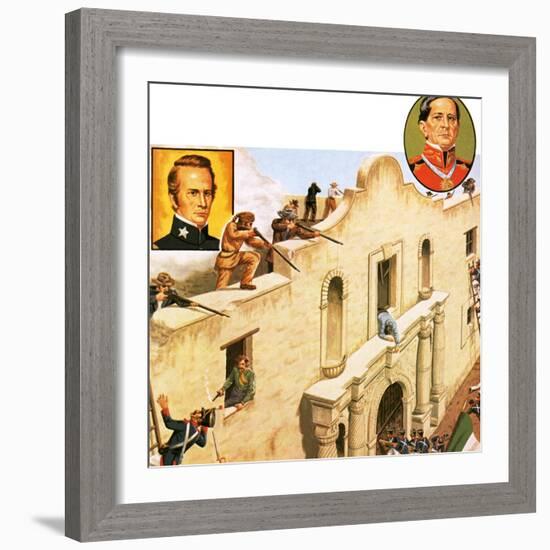 Defence of the Alamo-John Keay-Framed Giclee Print