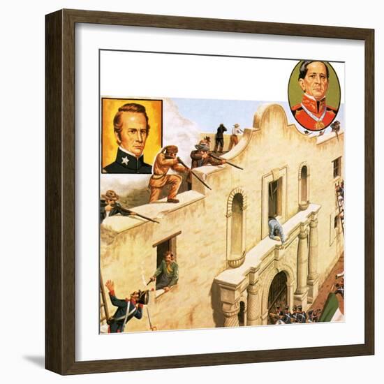 Defence of the Alamo-John Keay-Framed Giclee Print