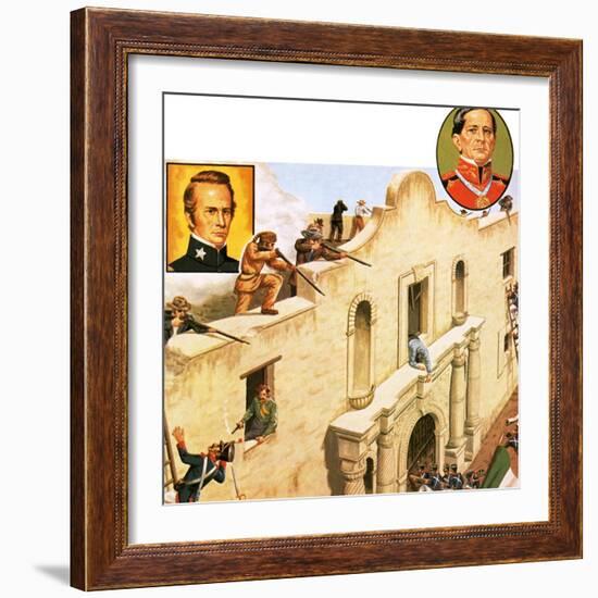 Defence of the Alamo-John Keay-Framed Giclee Print