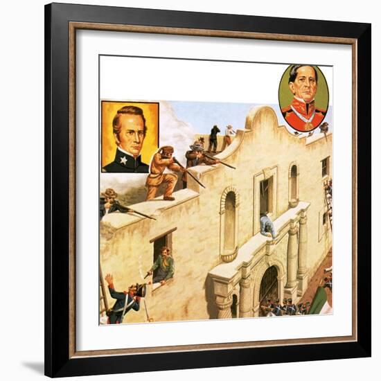 Defence of the Alamo-John Keay-Framed Giclee Print