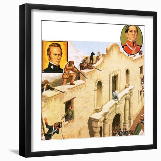 Defence of the Alamo-John Keay-Framed Giclee Print