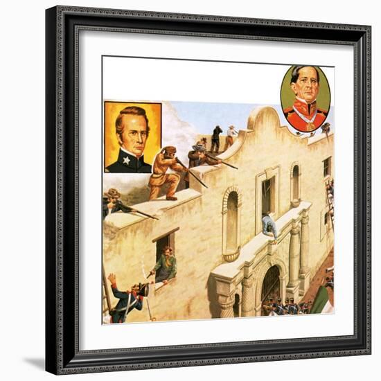 Defence of the Alamo-John Keay-Framed Giclee Print