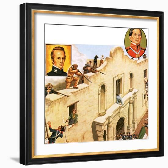 Defence of the Alamo-John Keay-Framed Giclee Print