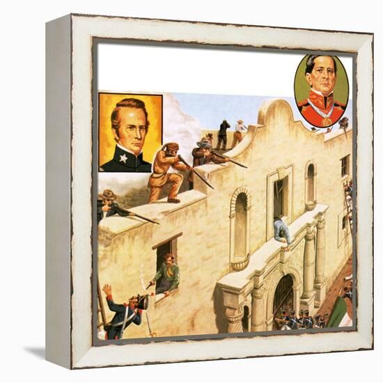 Defence of the Alamo-John Keay-Framed Premier Image Canvas