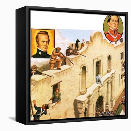 Defence of the Alamo-John Keay-Framed Premier Image Canvas
