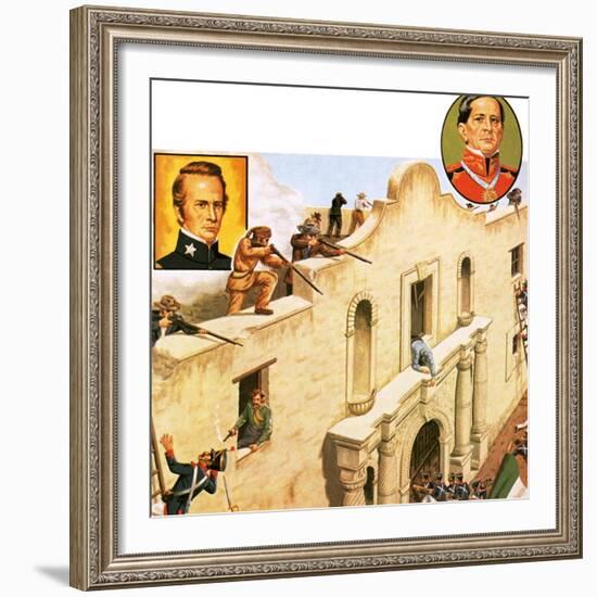 Defence of the Alamo-John Keay-Framed Giclee Print