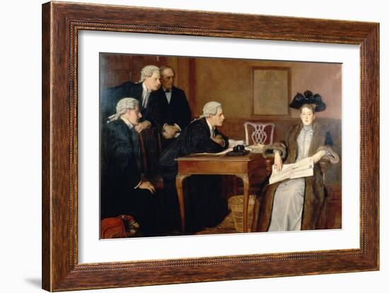 Defendant and Counsel, 1895-William Frederick Yeames-Framed Giclee Print