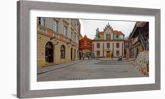 Defensive Walls by Pijarska Street, Krakow, Poland-null-Framed Photographic Print