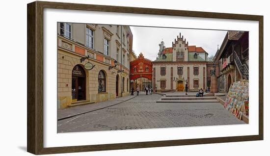 Defensive Walls by Pijarska Street, Krakow, Poland-null-Framed Photographic Print