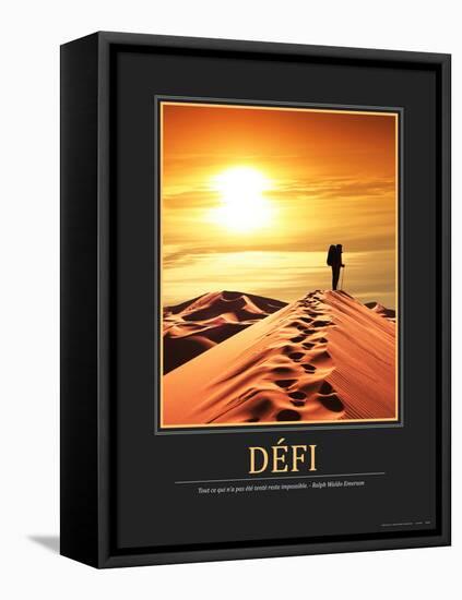Défi (French Translation)-null-Framed Stretched Canvas
