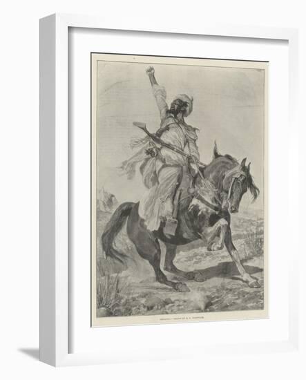 Defiance-Richard Caton Woodville II-Framed Giclee Print