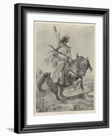 Defiance-Richard Caton Woodville II-Framed Giclee Print