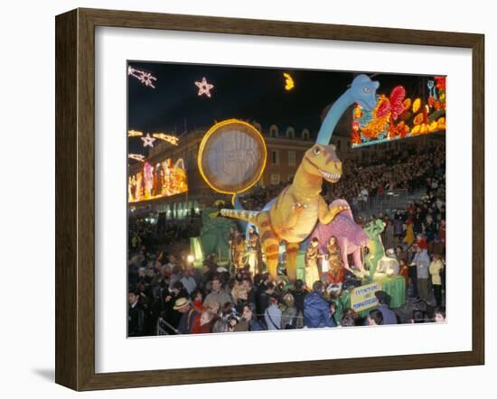 Defile Aux Lumieres, Carnival, Place Massena, Nice, Alpes-Maritimes, Provence, France-Bruno Barbier-Framed Photographic Print