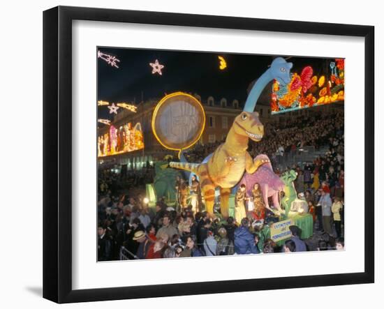 Defile Aux Lumieres, Carnival, Place Massena, Nice, Alpes-Maritimes, Provence, France-Bruno Barbier-Framed Photographic Print