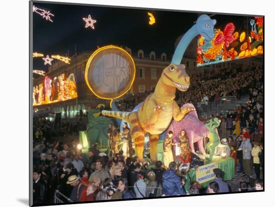 Defile Aux Lumieres, Carnival, Place Massena, Nice, Alpes-Maritimes, Provence, France-Bruno Barbier-Mounted Photographic Print