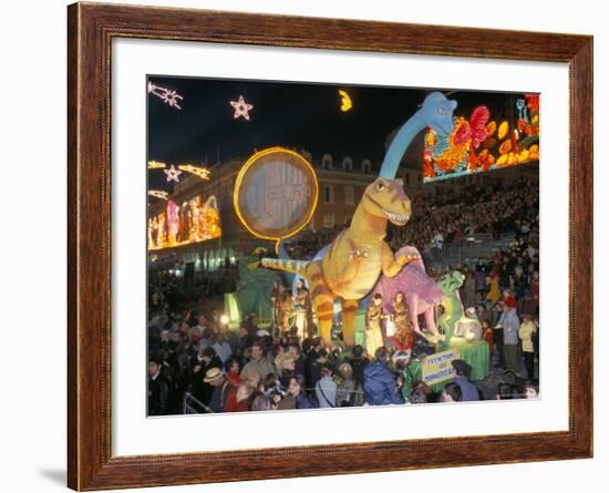 Defile Aux Lumieres, Carnival, Place Massena, Nice, Alpes-Maritimes, Provence, France-Bruno Barbier-Framed Photographic Print