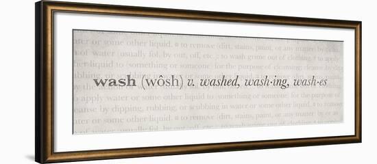 Definition Wash 2-Kristin Emery-Framed Art Print