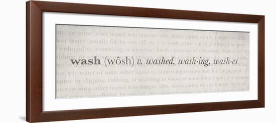 Definition Wash 2-Kristin Emery-Framed Art Print