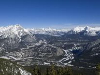 Banff and the Bow Valley Surrounded by the Rocky Mountains, Banff National Park, Alberta, Canada-DeFreitas Michael-Photographic Print