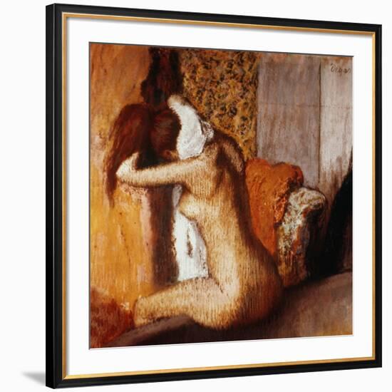 Degas: After The Bath-Edgar Degas-Framed Giclee Print