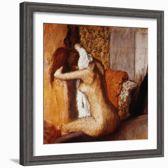 Degas: After The Bath-Edgar Degas-Framed Giclee Print