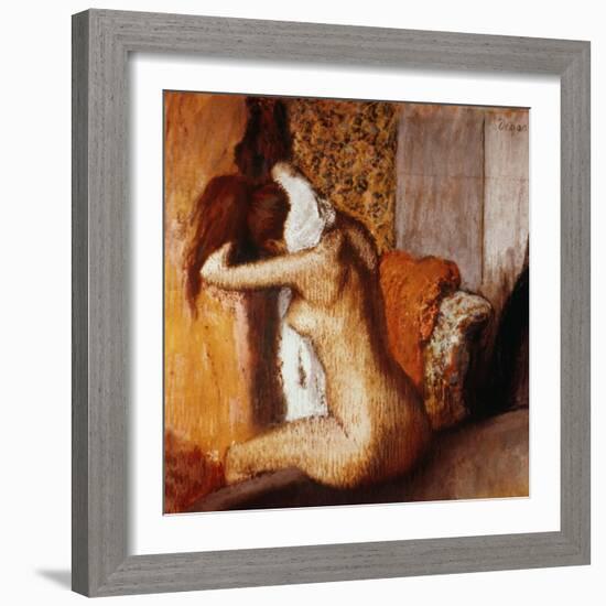 Degas: After The Bath-Edgar Degas-Framed Giclee Print