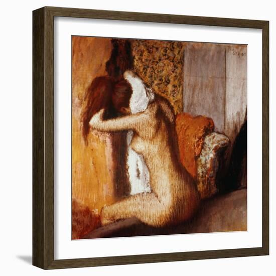 Degas: After The Bath-Edgar Degas-Framed Giclee Print