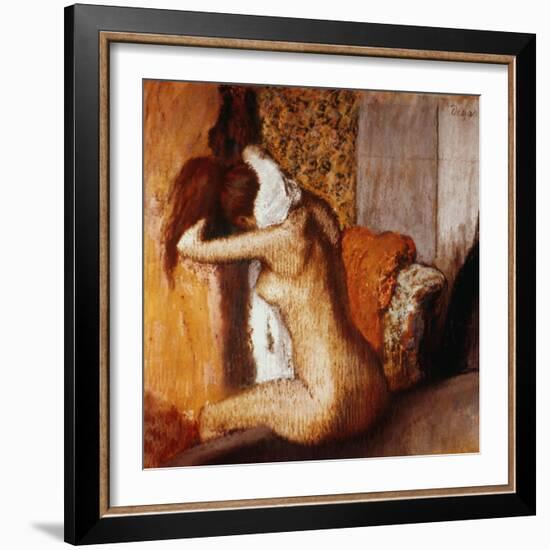 Degas: After The Bath-Edgar Degas-Framed Giclee Print