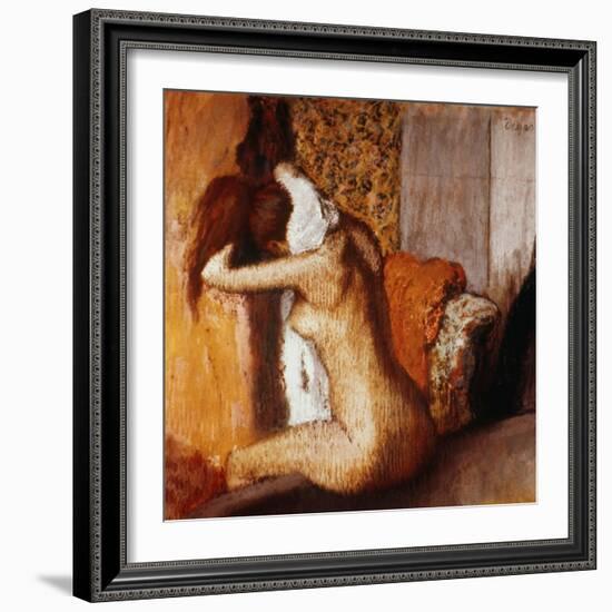 Degas: After The Bath-Edgar Degas-Framed Giclee Print